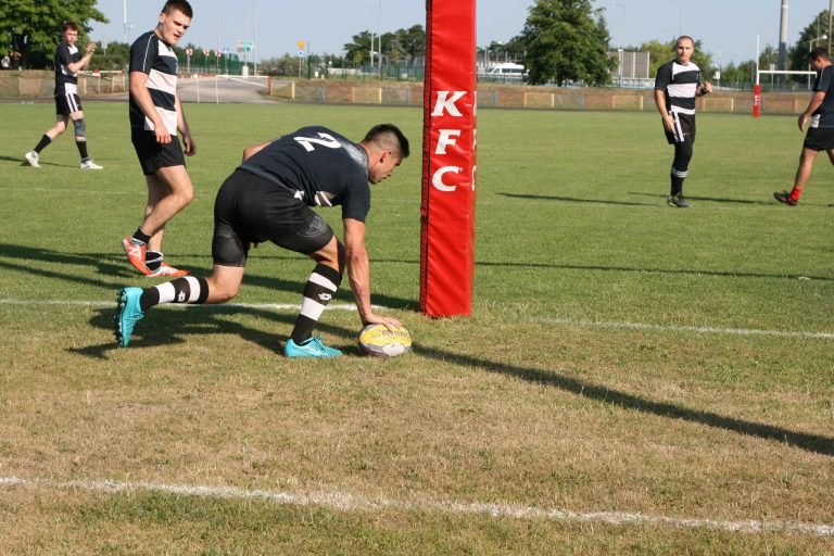 Przyłożenie w meczu z WIldcats GK. 4 punkty dla Łodzian.